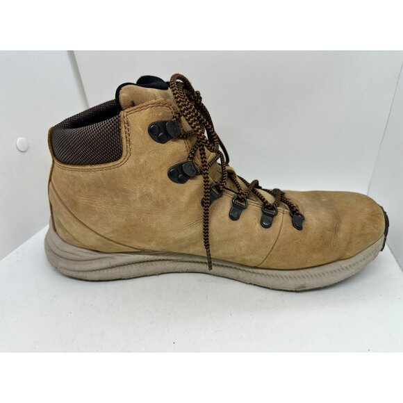 Merrell Ontario Mens 14 Vibram Mid Hiking Boots  Brown Tan Hiking Work Shoe main image 8